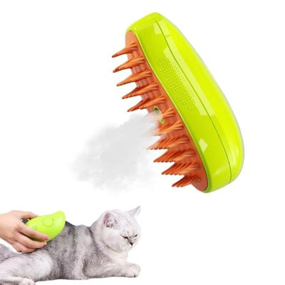 Pet Electric Spray Massage Comb Steam Brush